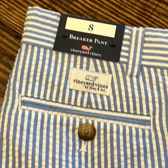 NWT Vineyard Vines Boys' Seersucker Breaker Pants - Picture 2 of 7